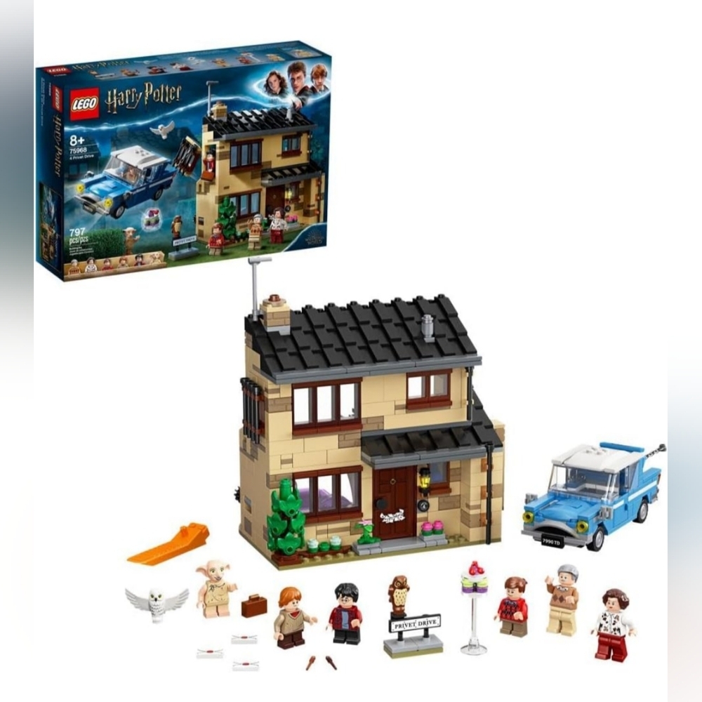 Lego 75968 Harry Potter 4 Privet Drive Dursley Family Wizarding World Building
